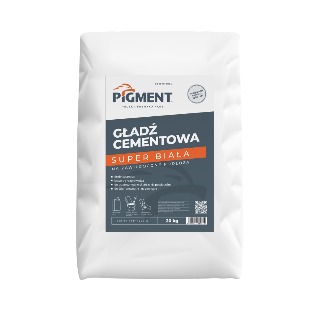 gladz-cementowa-super-biala-pigment.jpg GŁADŹ CEMENTOWA SUPER BIAŁA <br>Biała gładź cementowa do prac wykończeniowych - obrazek 1